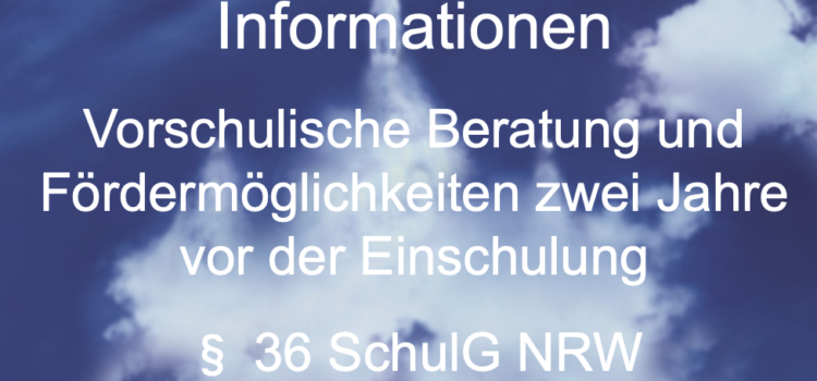 Informationen für die Eltern der Vorschulkinder